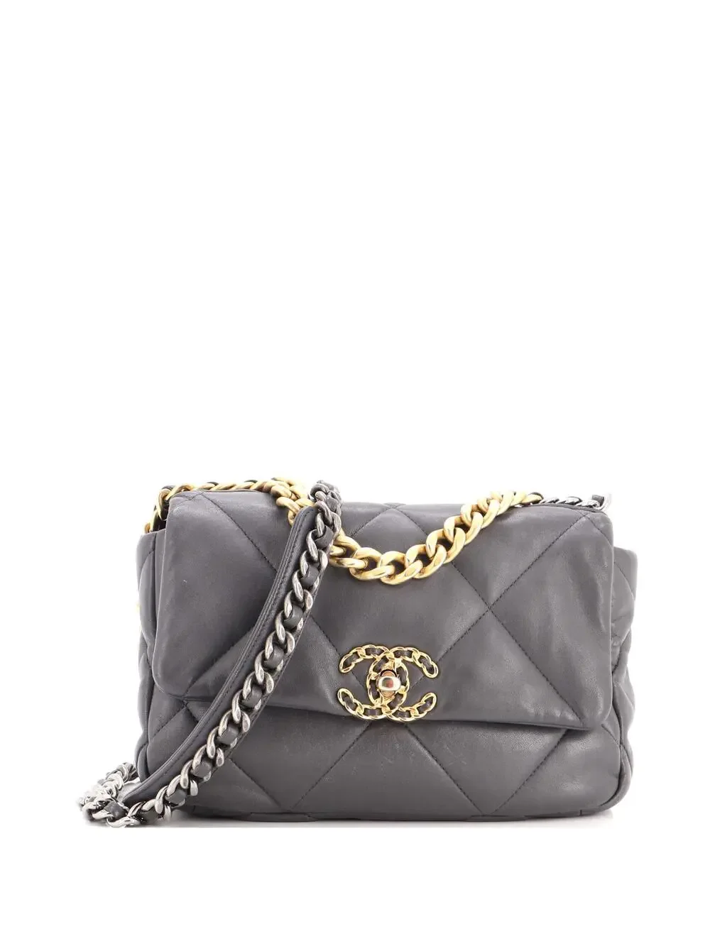 Chanel 19 Flap Bag Quilted Stitched #299195C45B